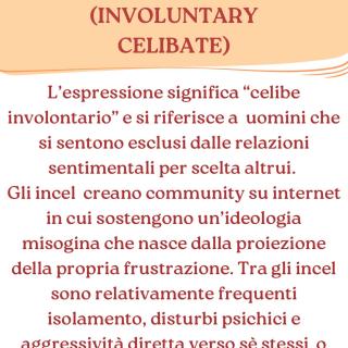 Chi sono gli incel e perché è necessario fare attenzione? Dalla frustrazione può nascere la proiezione di aspetti negativi sugli altri. odio e violenza. È necessario lavorare su di sé per riconoscere e superare i propri limiti e aprirsi a nuove possibilità. #psicología #psicologa #chivasso #benesserementale